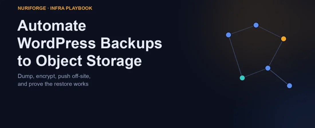 How to Automate WordPress Backups to Object Storage