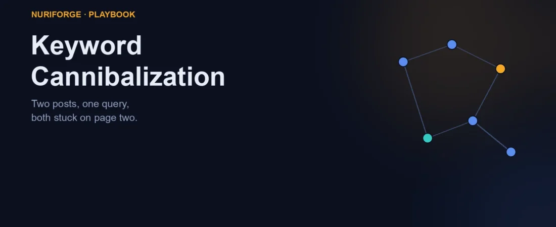 Keyword Cannibalization: When Two Posts Fight One Query