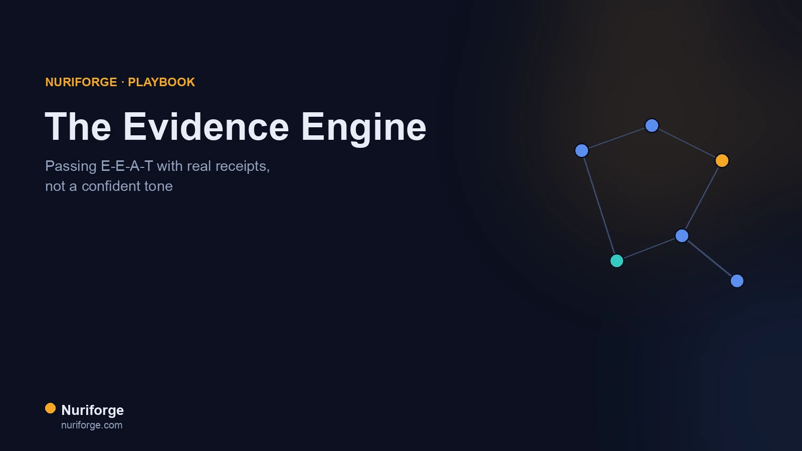 The Evidence Engine: Passing E-E-A-T With Real Receipts
