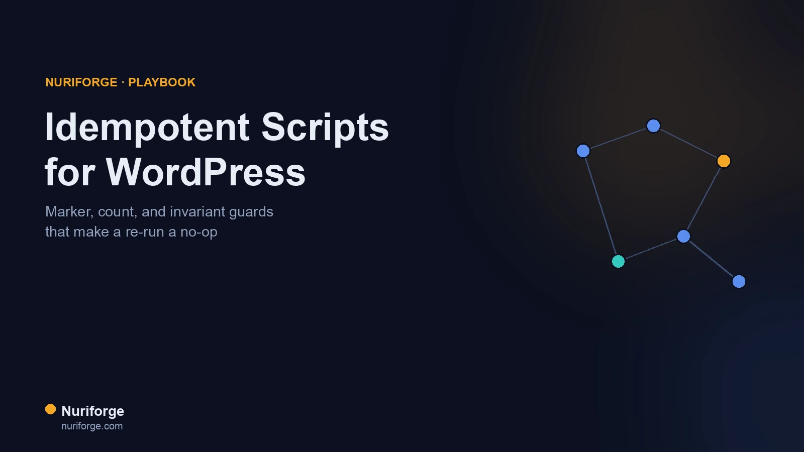 Idempotent Scripts for WordPress Edits, Safe to Re-Run