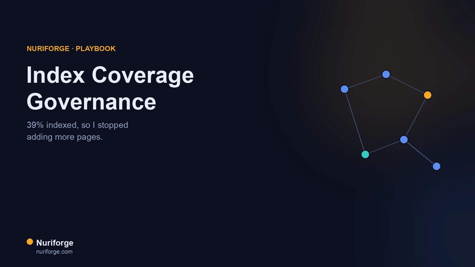 Index Coverage Governance: When to Stop Publishing