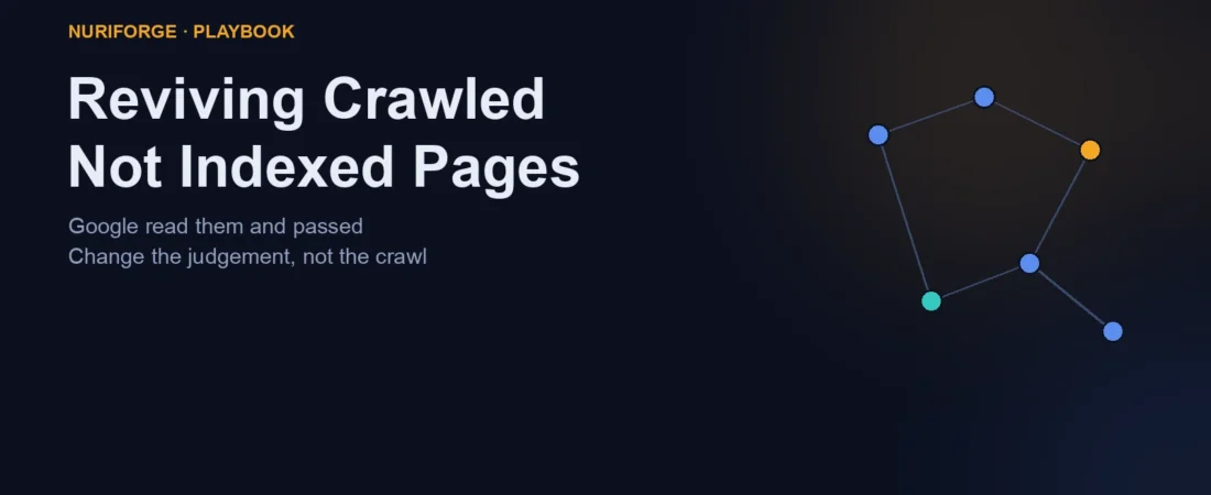 How I Revive Crawled Not Indexed Pages in Search Console