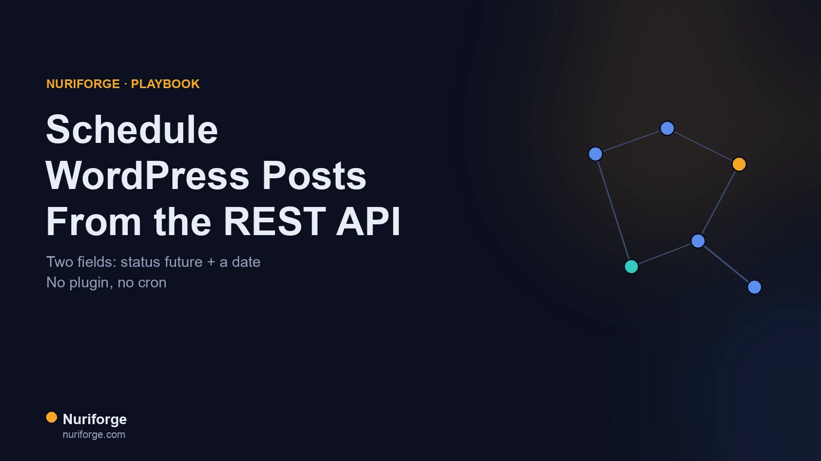 Schedule WordPress Posts From the REST API (No Plugin)