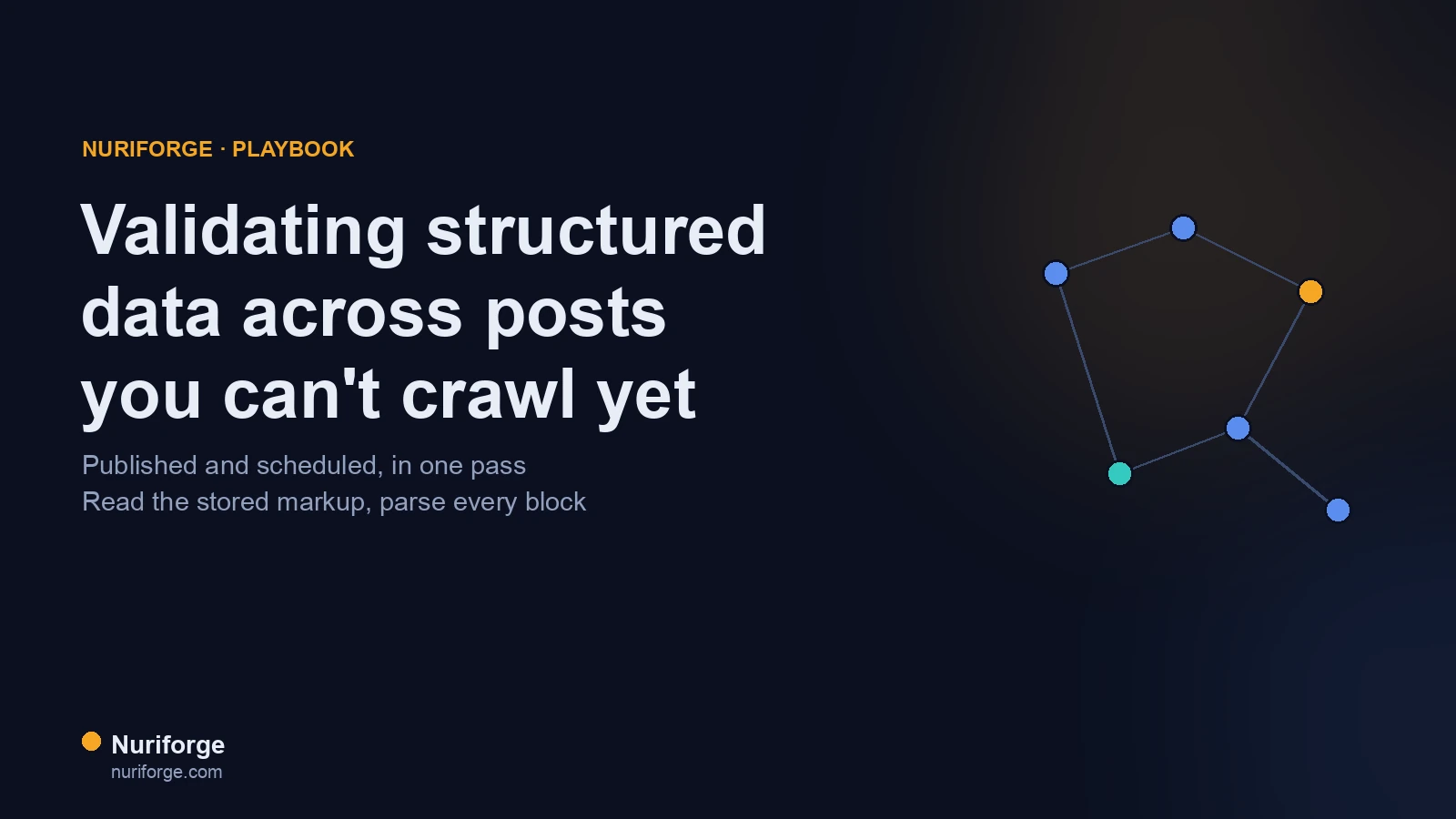 Structured Data Validation That Covers Scheduled Posts Too